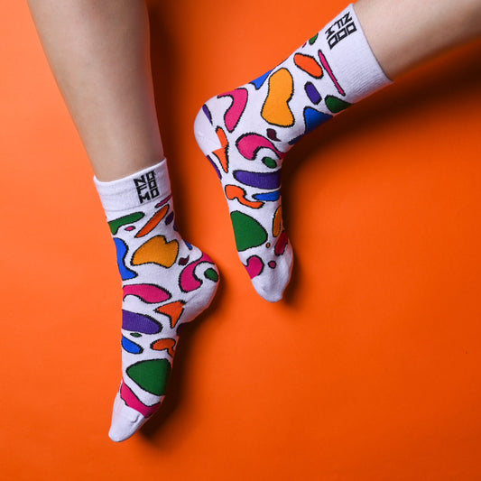 Colour Blast - Crew Length Socks NOFOMO