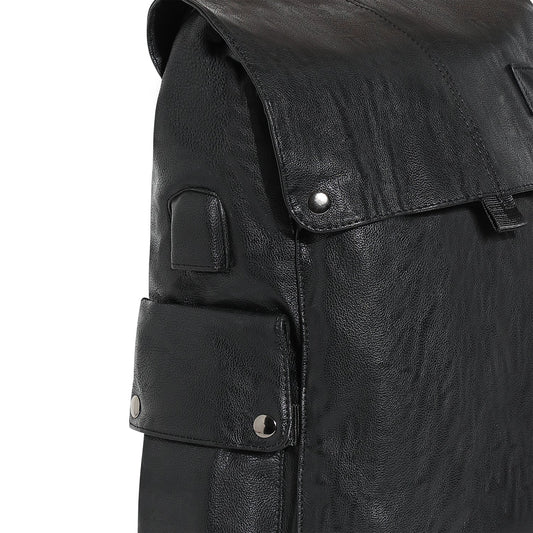 The Trekker Backpack - Grease Black