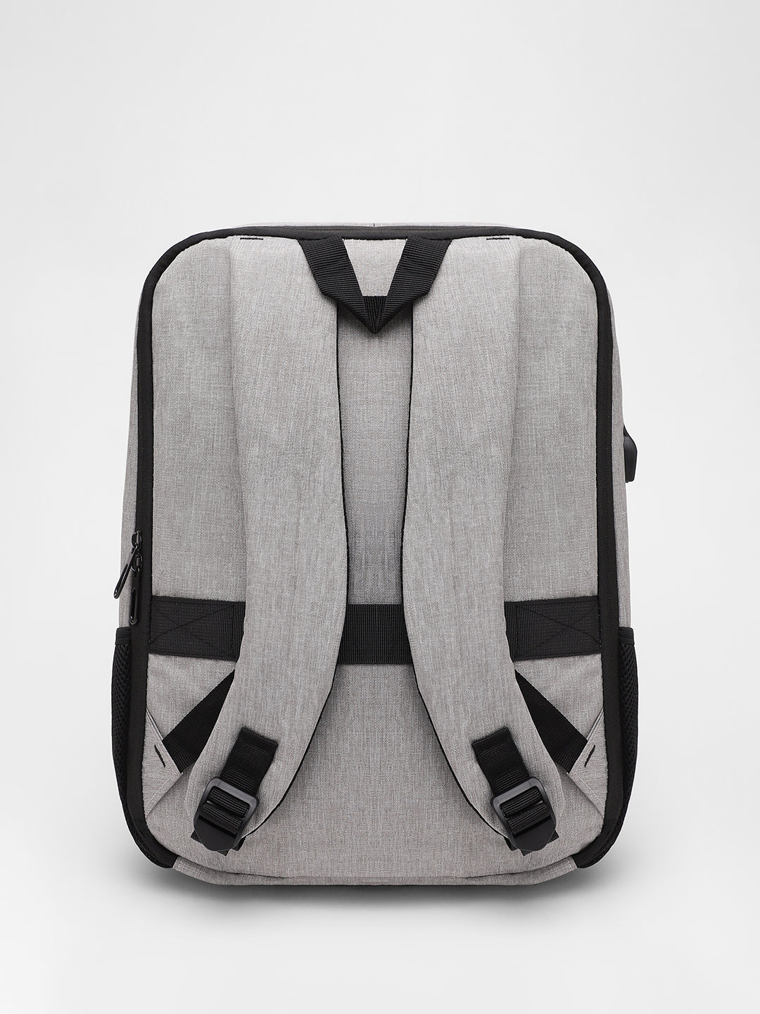 The Travel Mate Backpack - Moon Grey:Onyx Black