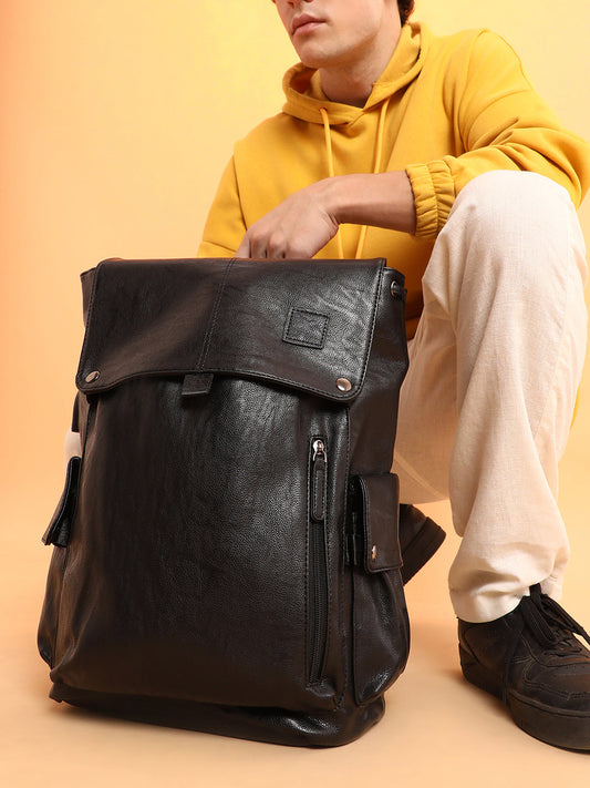 Men's The Side Pouch Backpack - Coffee Brown