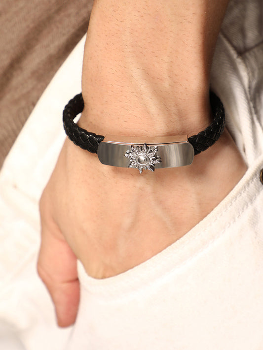 The Sun Leather Bracelet