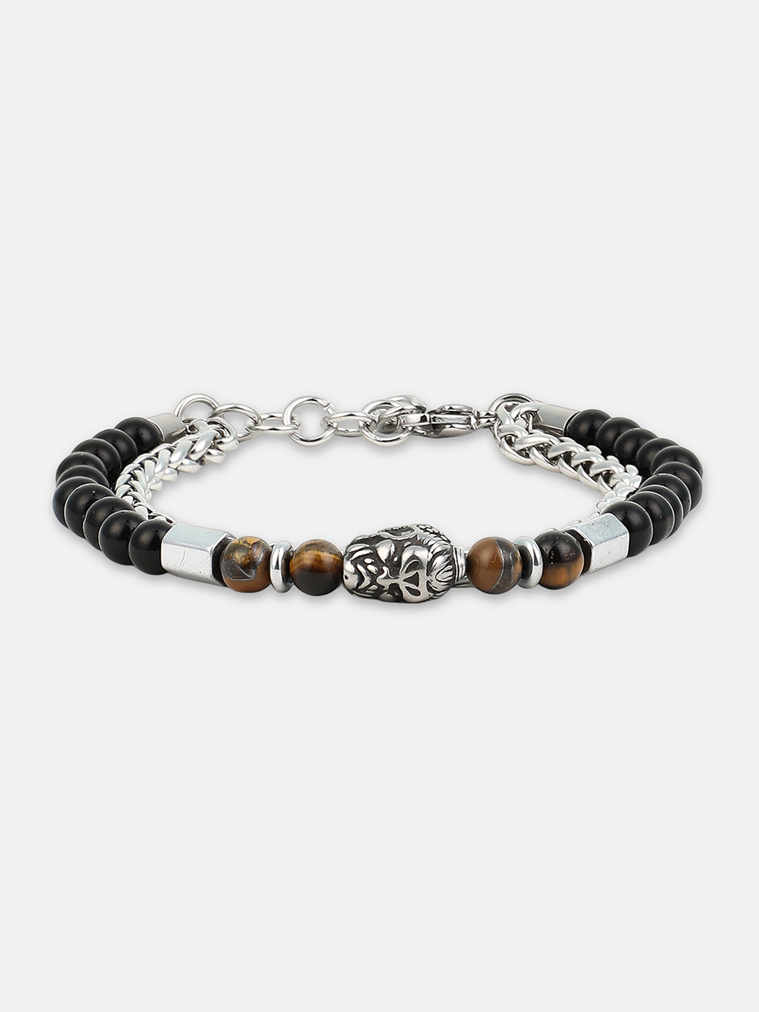 The Mayan Beaded Bracelet - Onyx Black