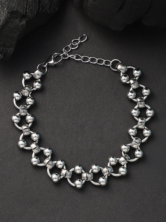 The Astro Link Bracelet - Metallic Silver