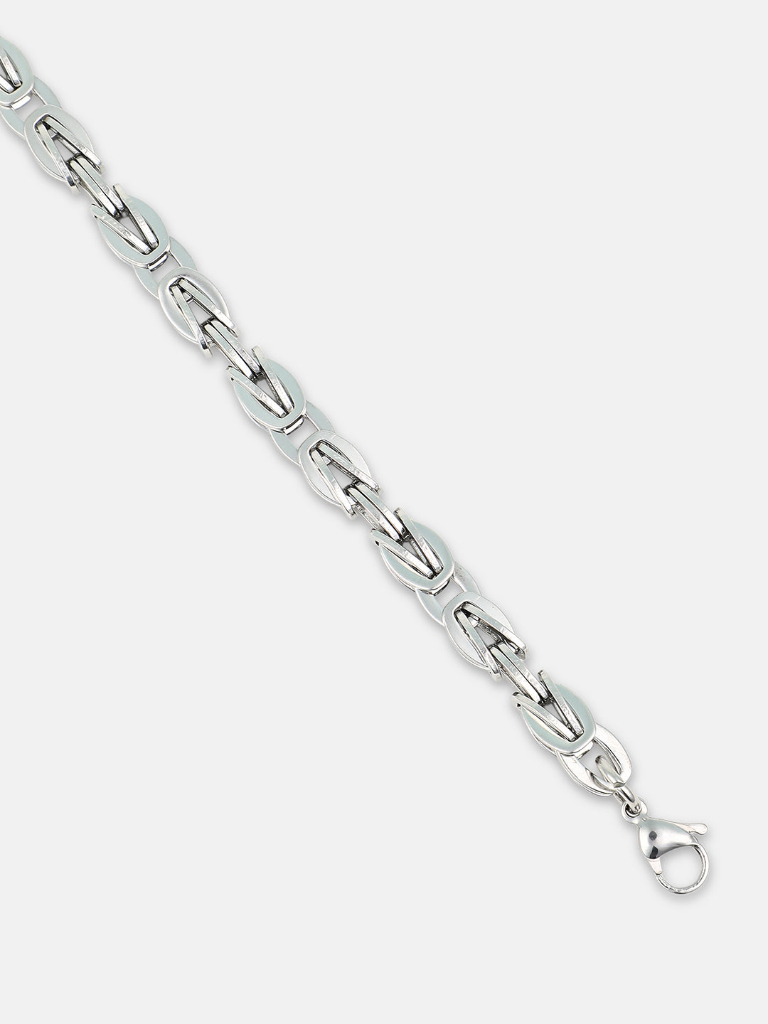 The Mechanical Link Bracelet - Metallic Silver