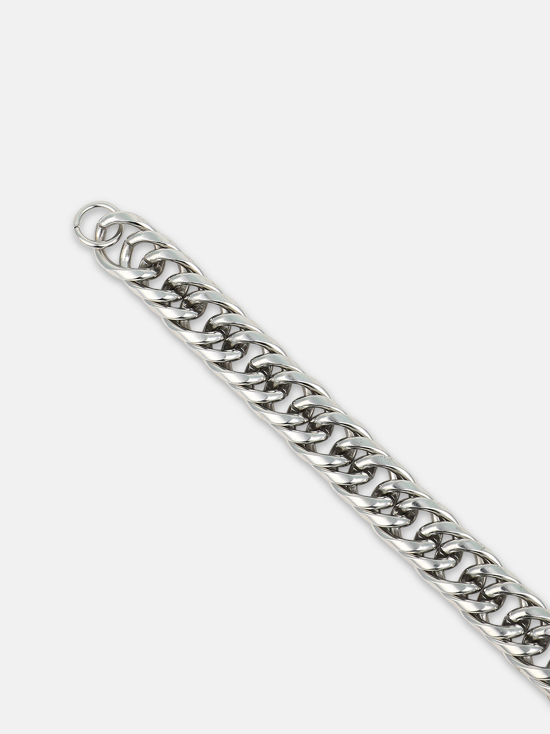 The Maxi-Chain Link Bracelet - Metallic Silver