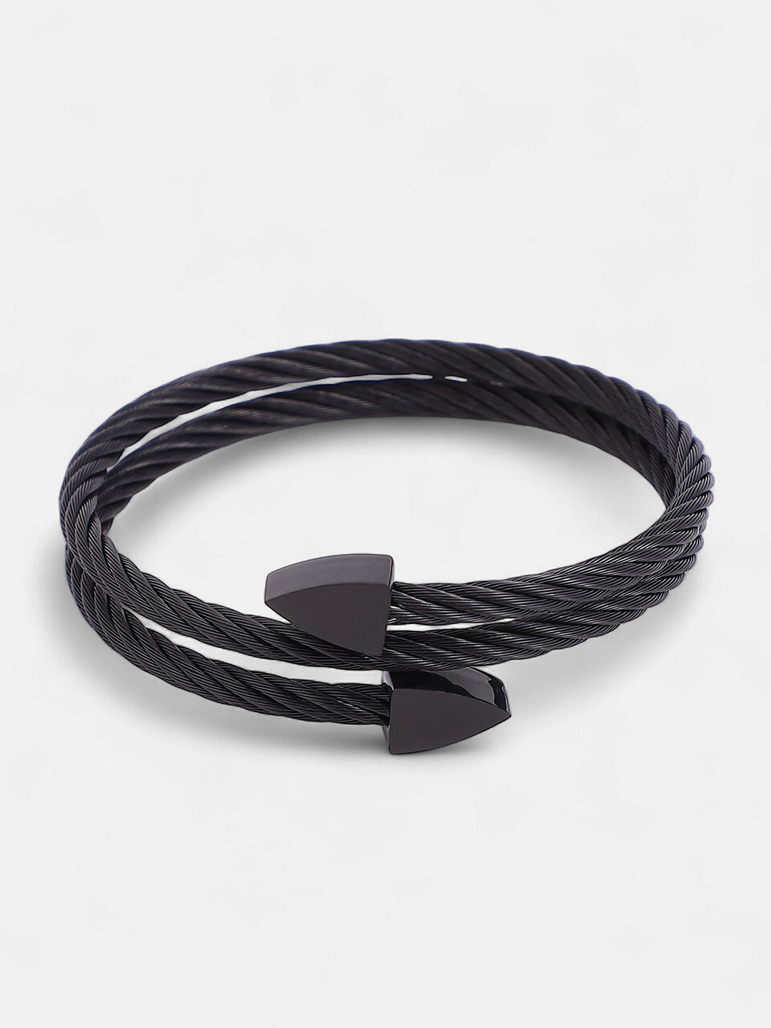 The Rope Wrap Bracelet - Onyx Black