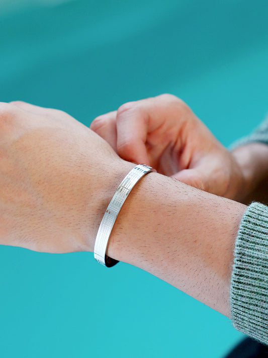 The Morse Bangle Bracelet