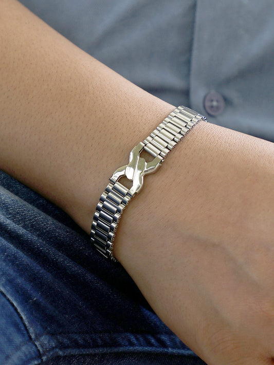 The Cross H-Link Chain Bracelet