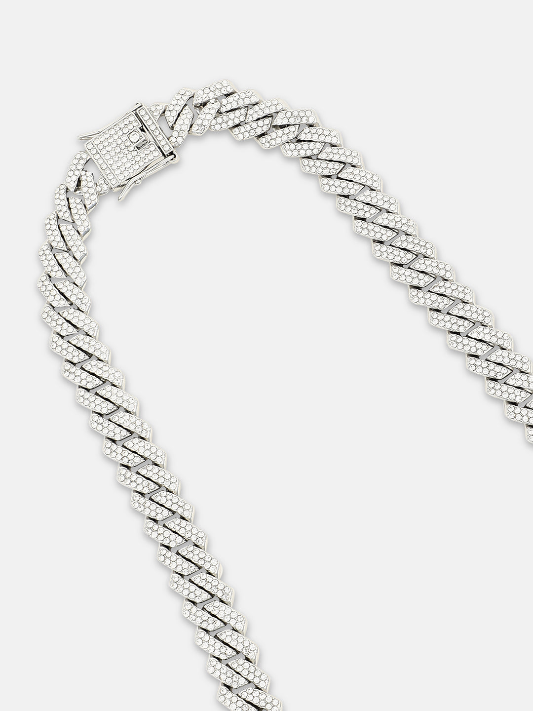 The Bijou Chain Necklace - Metallic Silver