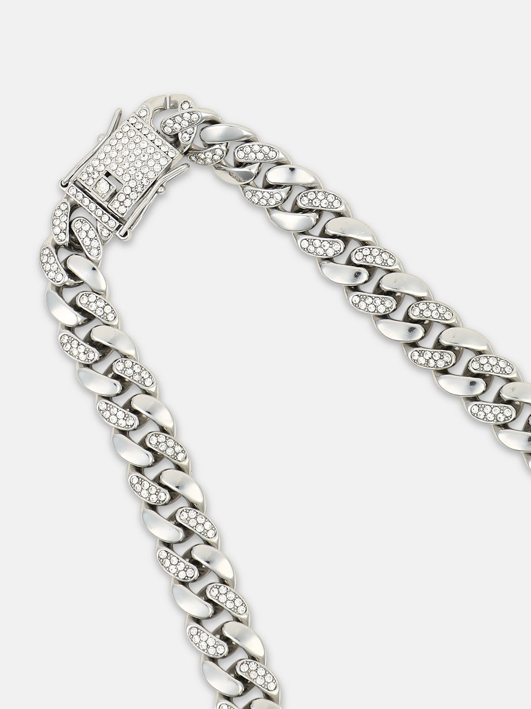 The Alt-Bijou Chain Necklace - Metallic Silver