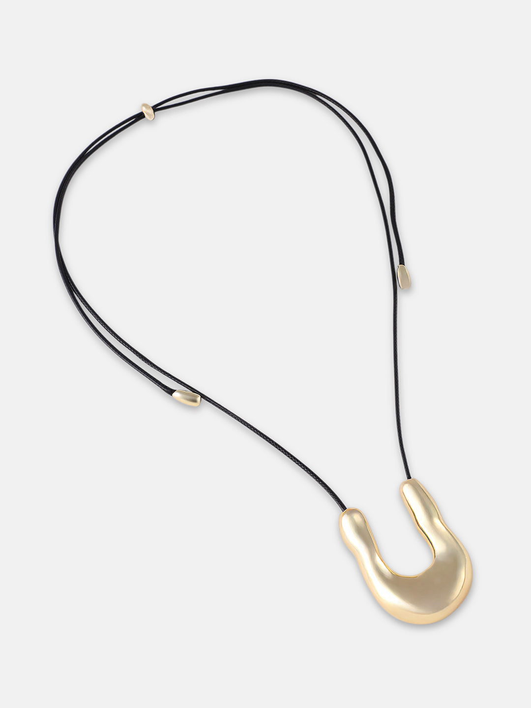 The Houston Pendant Necklace California Gold