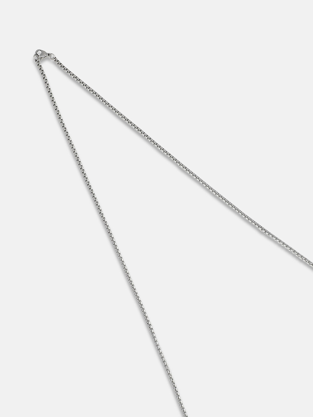 Men's Robot Pendant Necklace - Silver