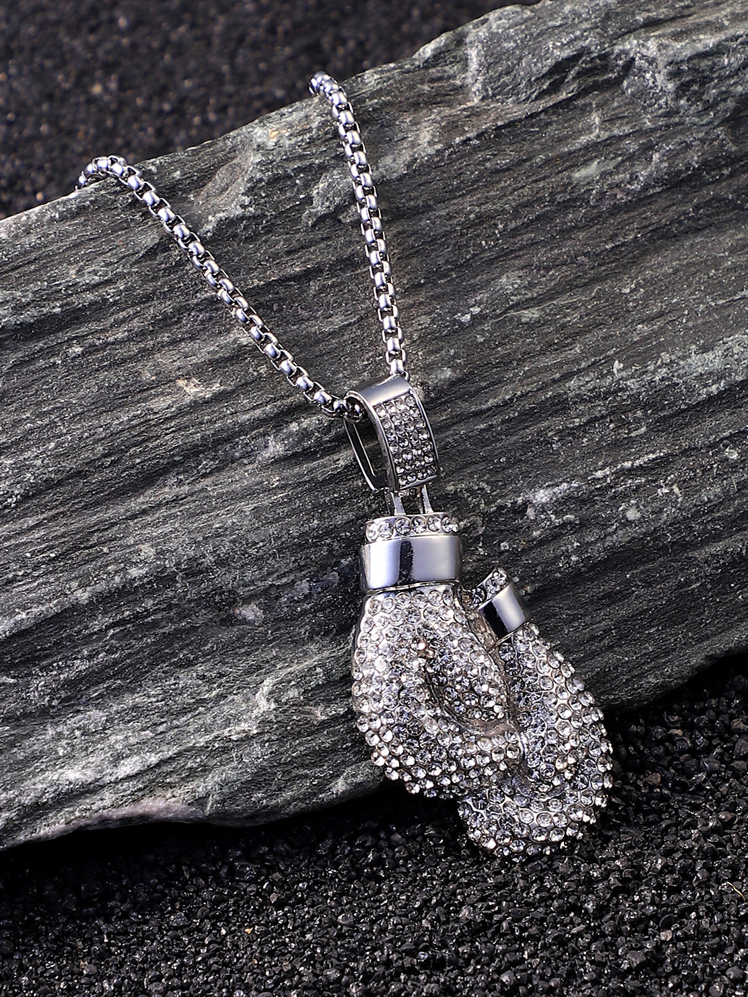 The Boxing Glove Pendant Necklace