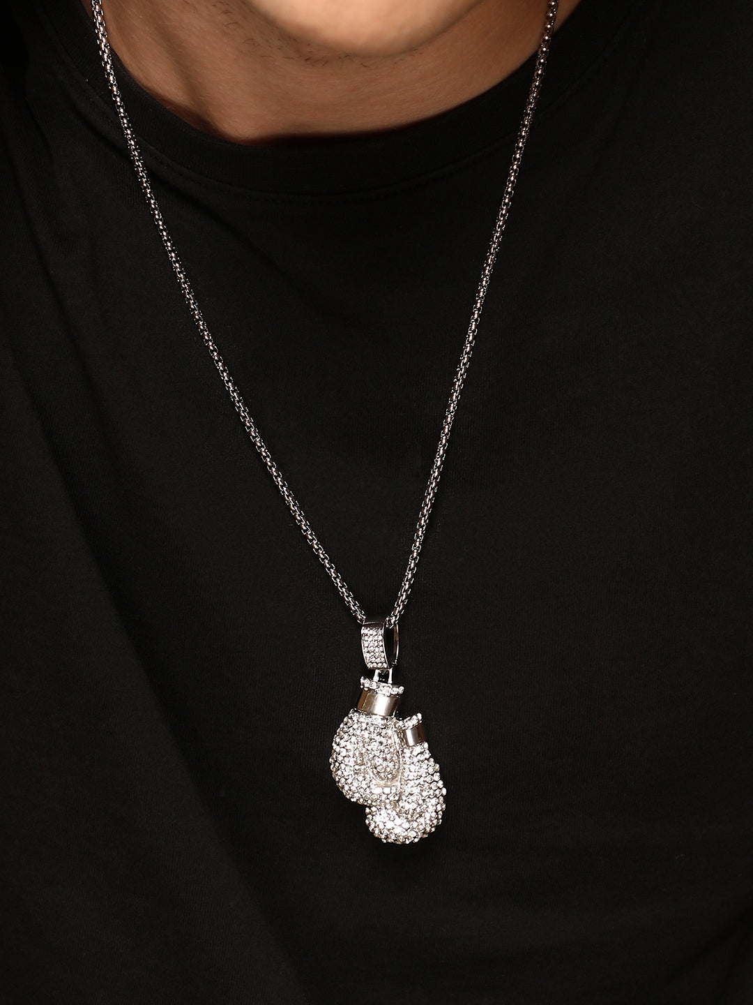 The Boxing Glove Pendant Necklace