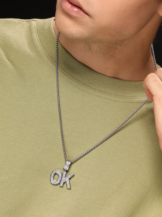 The OK Pendant Necklace
