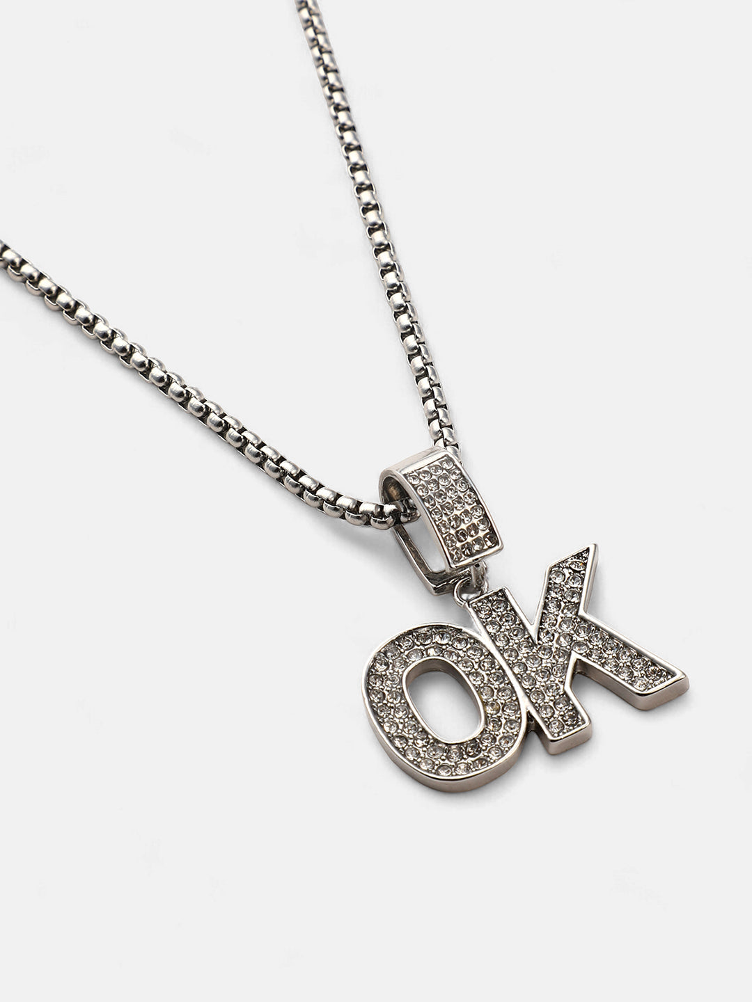 The OK Pendant Necklace