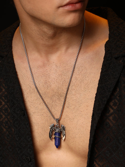 The Wing Crystal Pendant Necklace