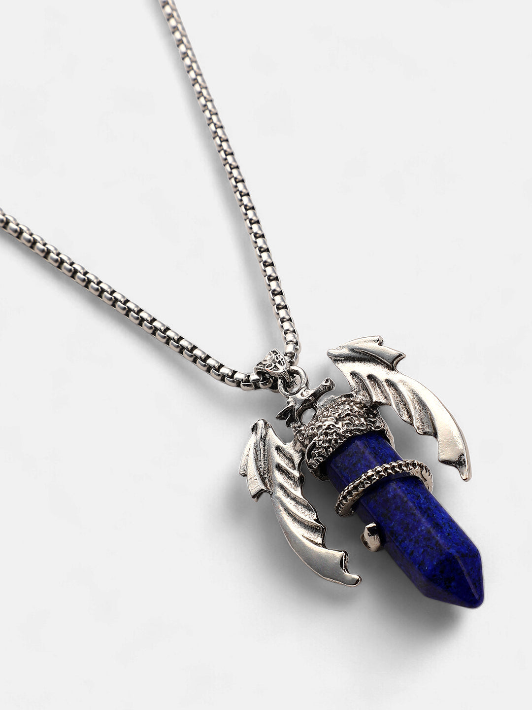 The Wing Crystal Pendant Necklace