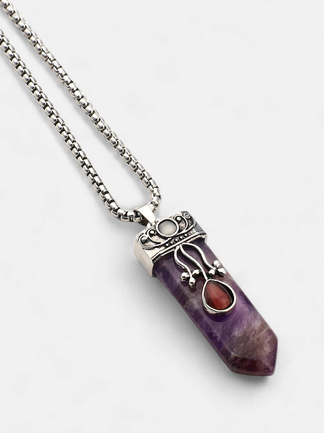 The Flora Crystal Pendant Necklace