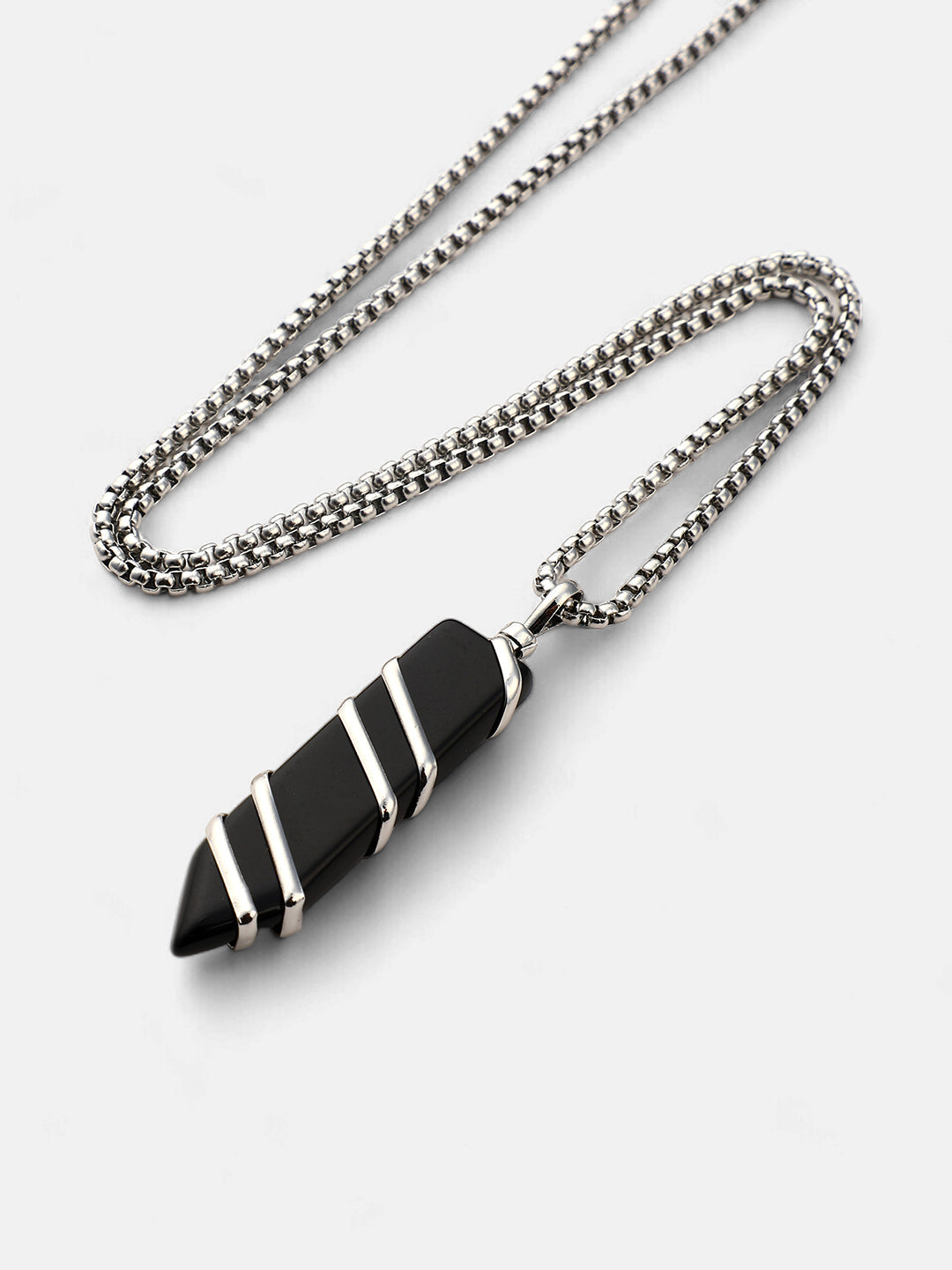 The Swirl Crystal Pendant Necklace