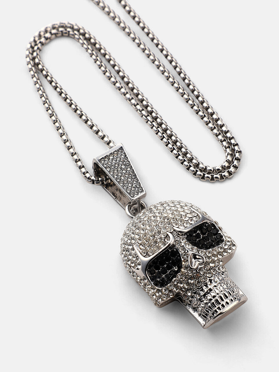 The Bling Skull Pendant Necklace