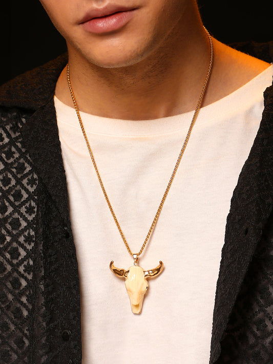 The Longhorn Pendant Necklace