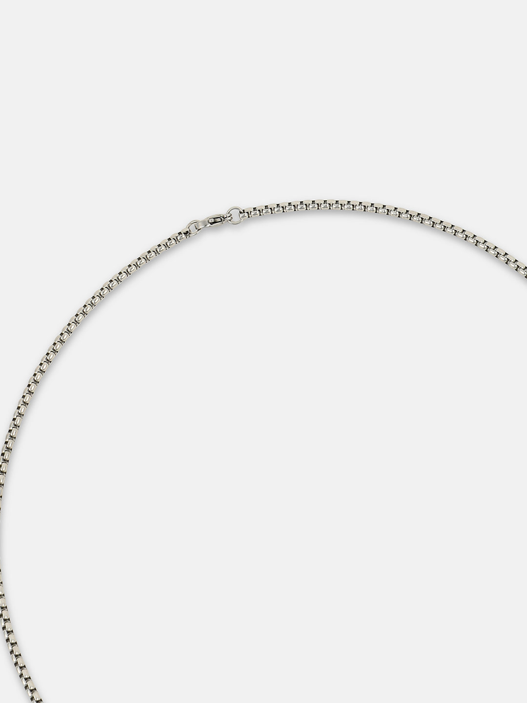 The Blade Pendant Necklace - Metallic Silver