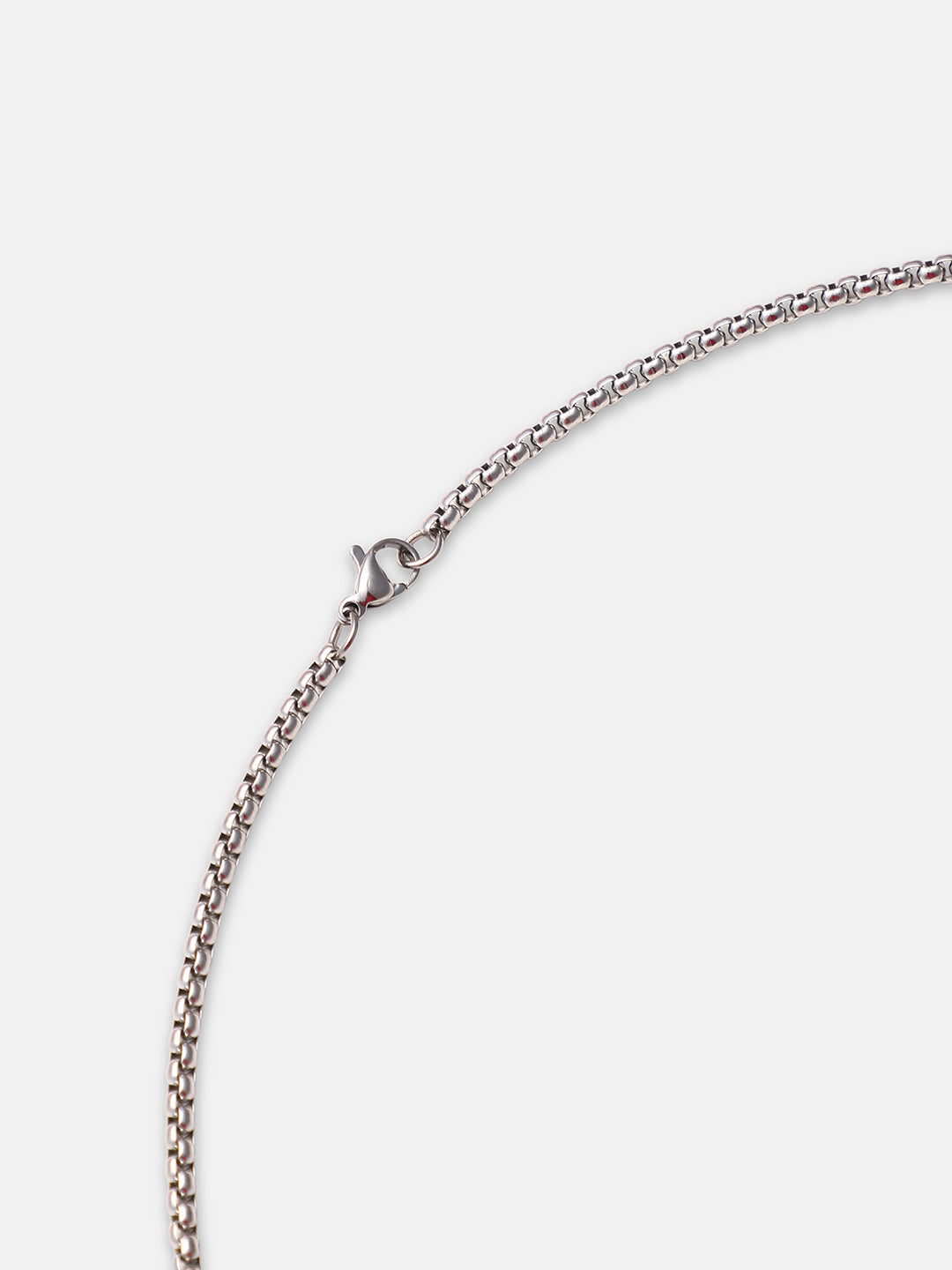 The Marine Pendant Necklace - Metallic Silver