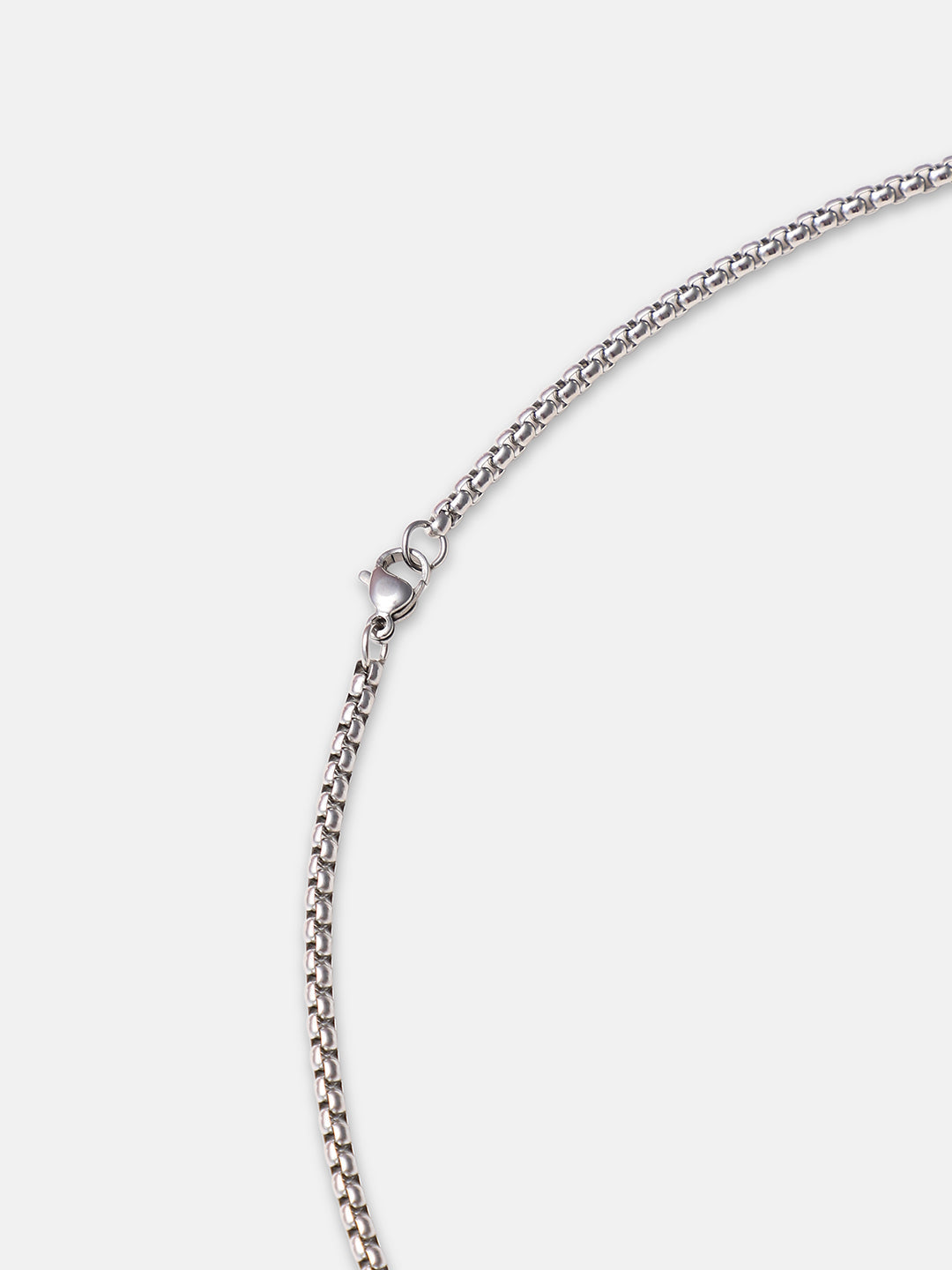 The Bijou-Flash Pendant Necklace - Metallic Silver