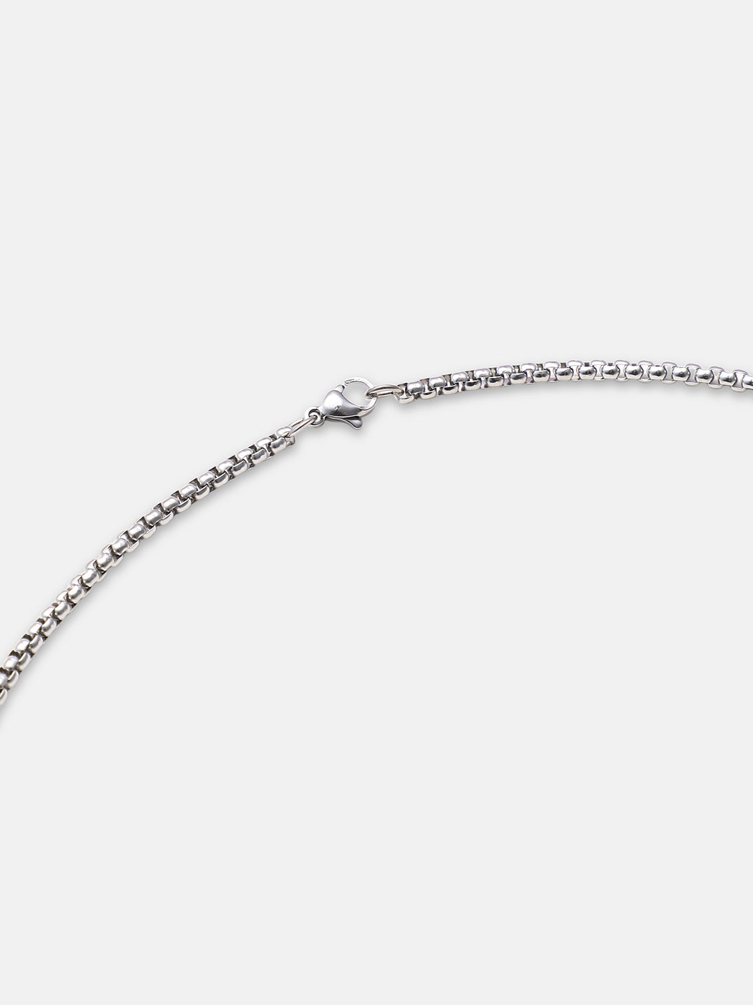 The Dice Pendant Necklace - Metallic Silver