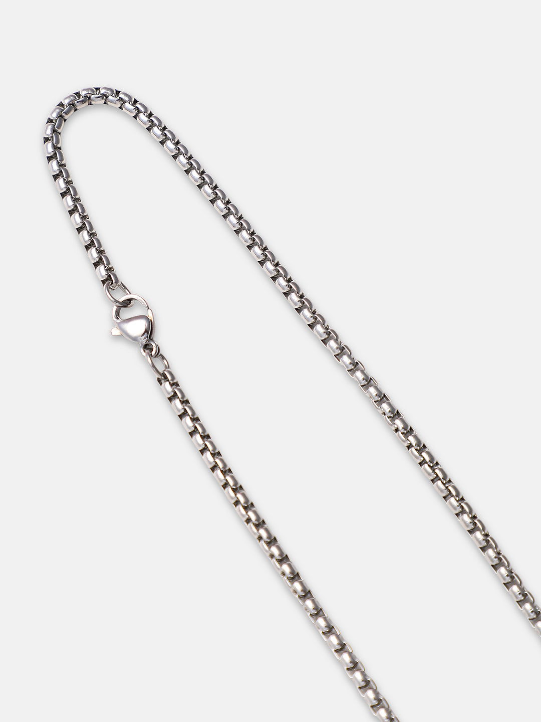 The Leo Pendant Necklace - Metallic Silver