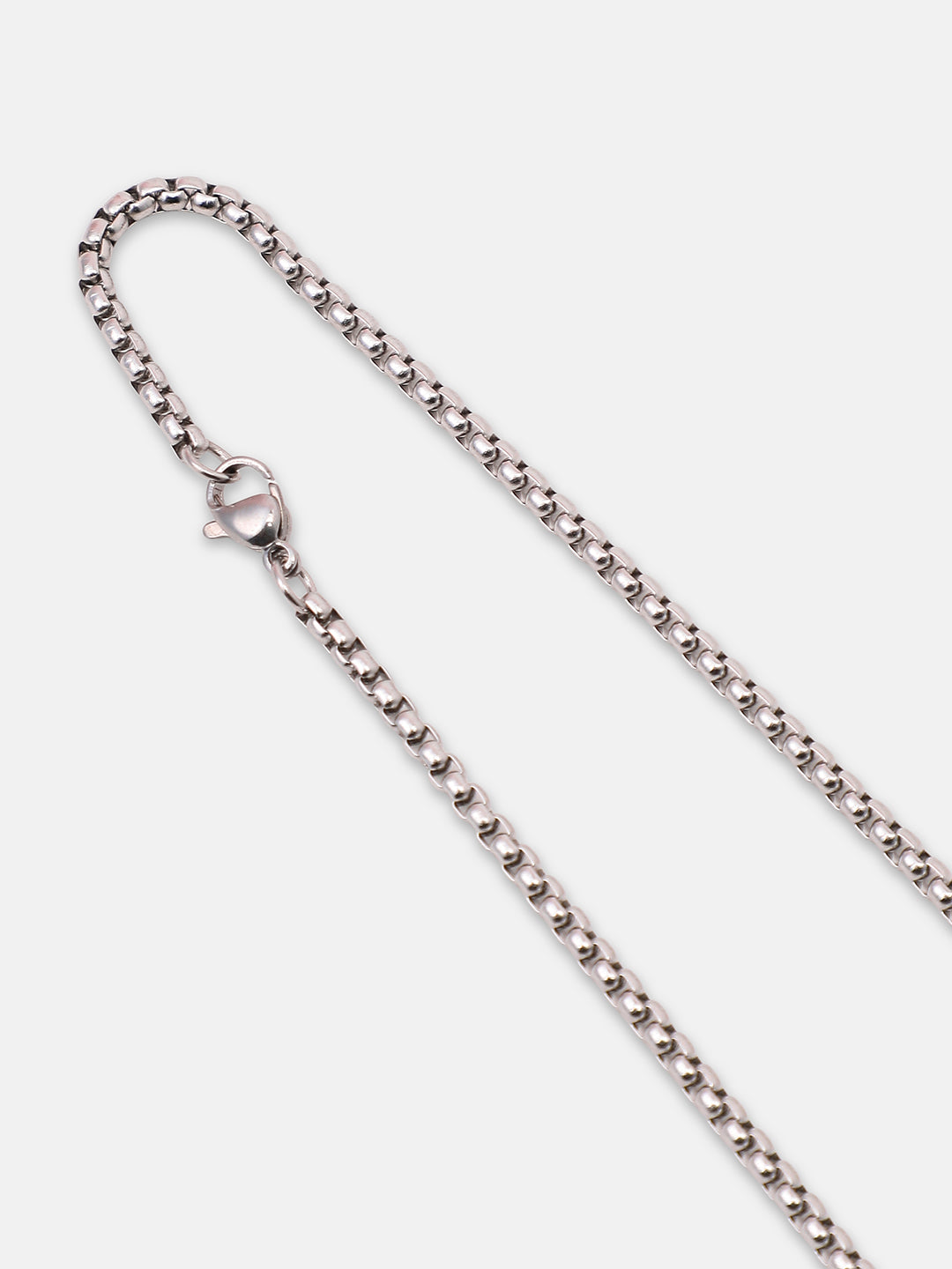 The Serpent Pendant Necklace - Metallic Silver