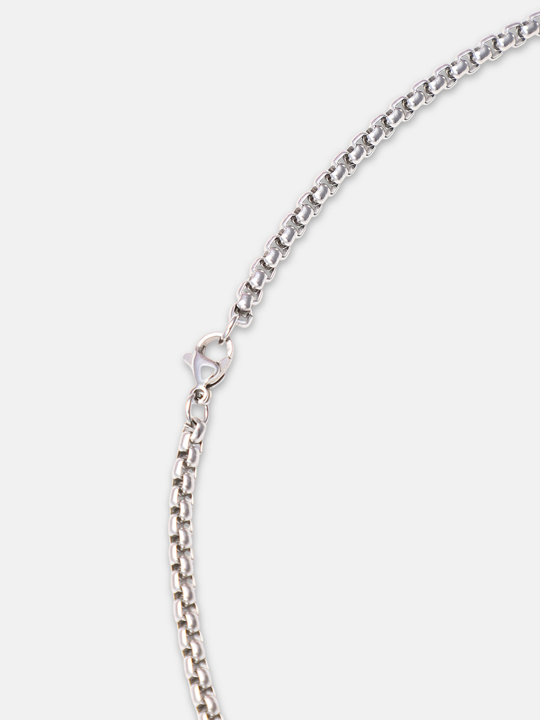 The Regal-Halo Pendant Necklace - Metallic Silver