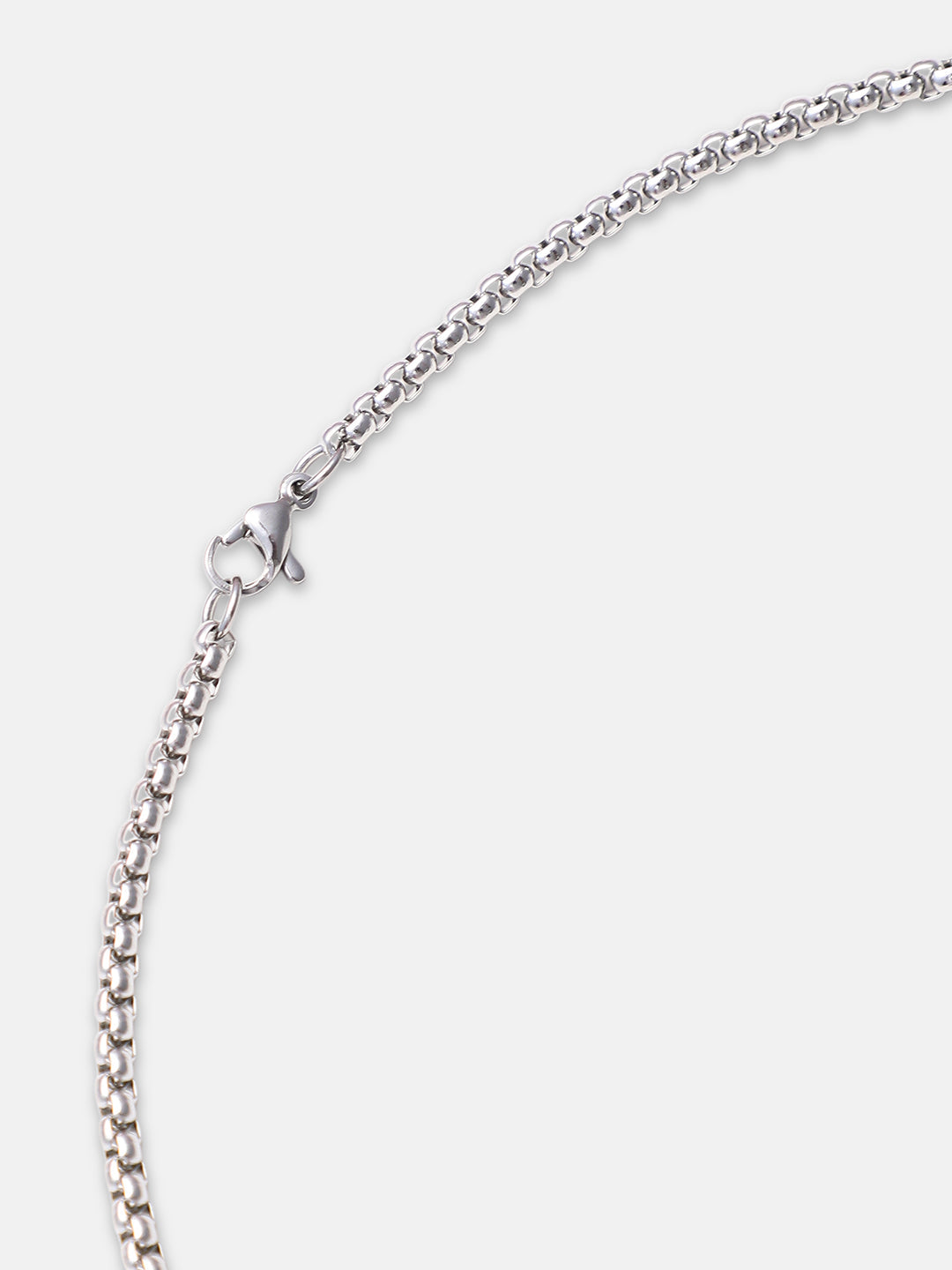 The Spinner Pendant Necklace - Metallic Silver