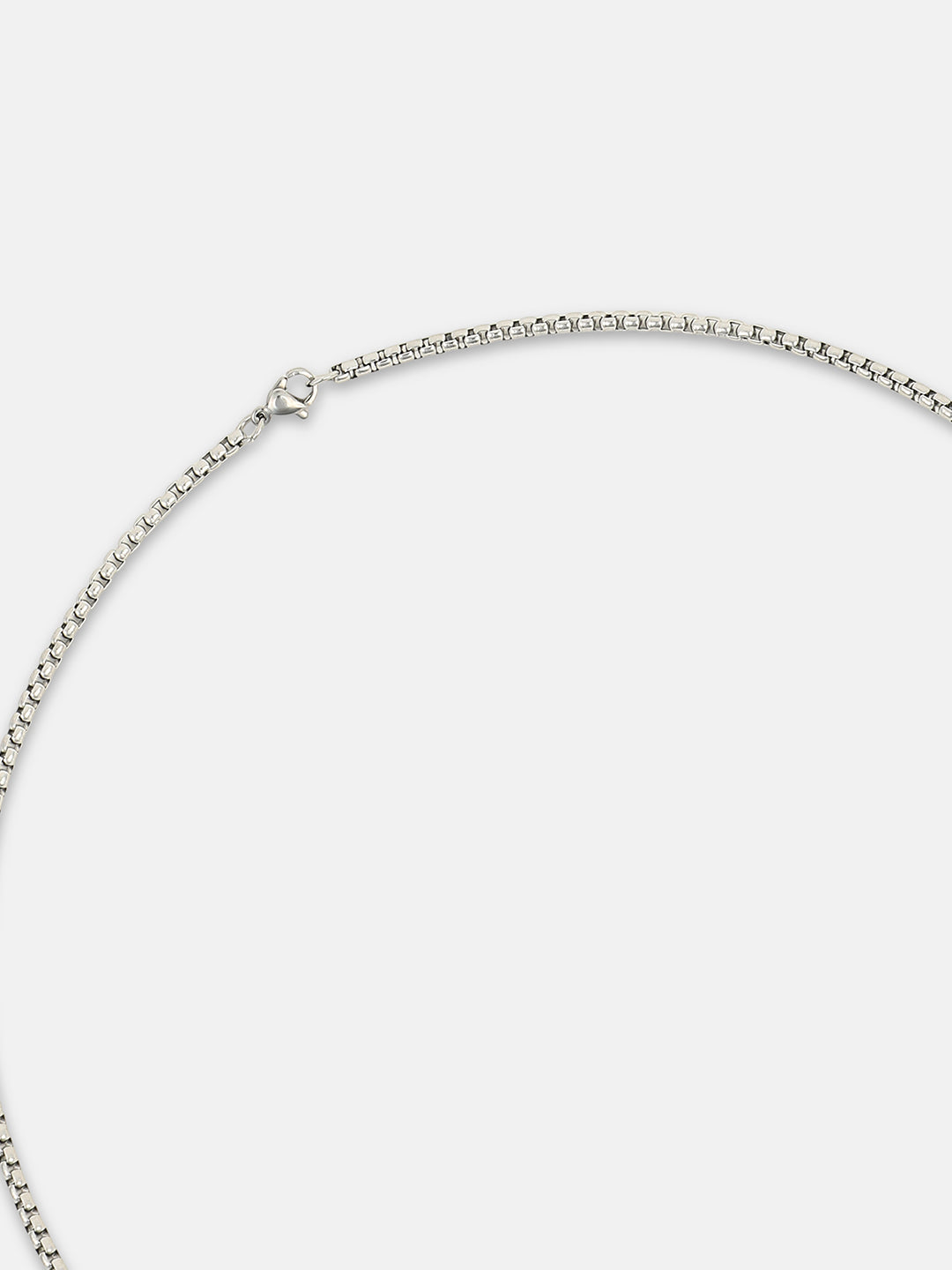 The Cyberon Pendant Necklace - Metallic Silver