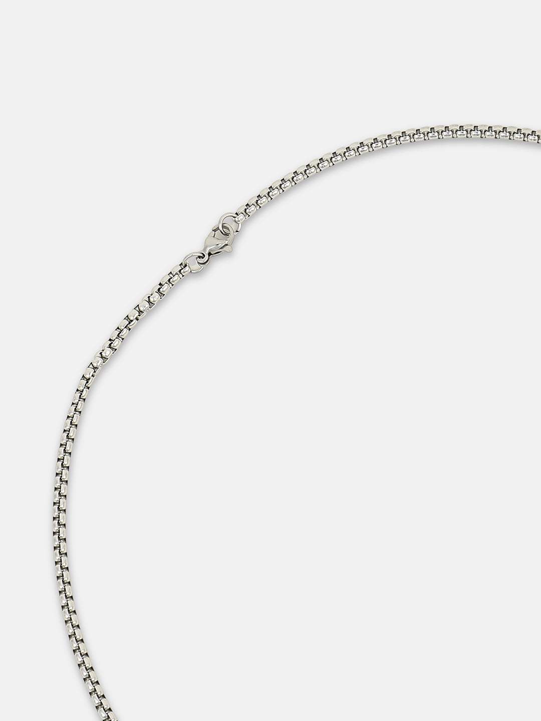 The A-Heart Pendant Necklace - Metallic Silver