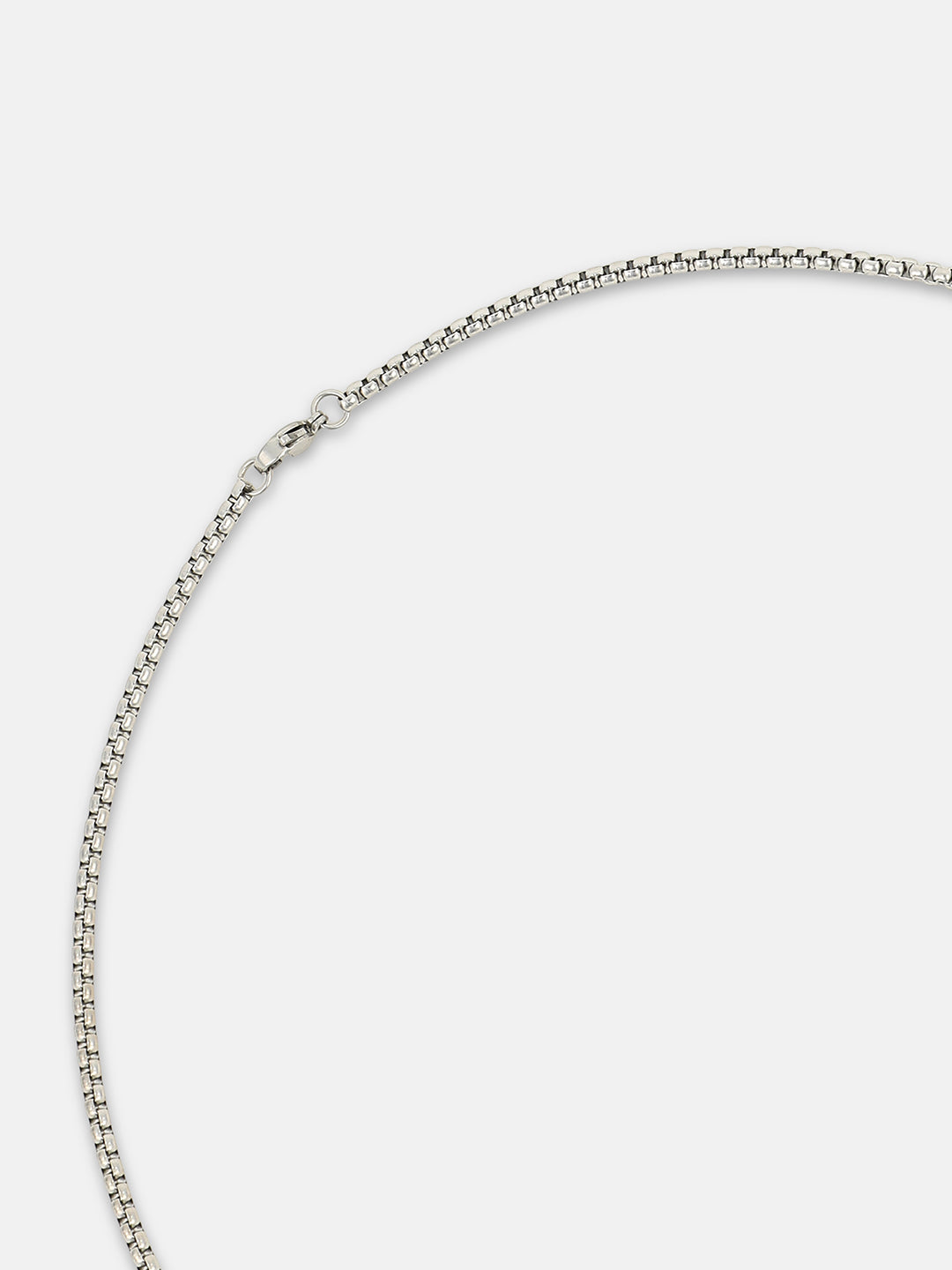 The Quad Pendant Necklace - Metallic Silver