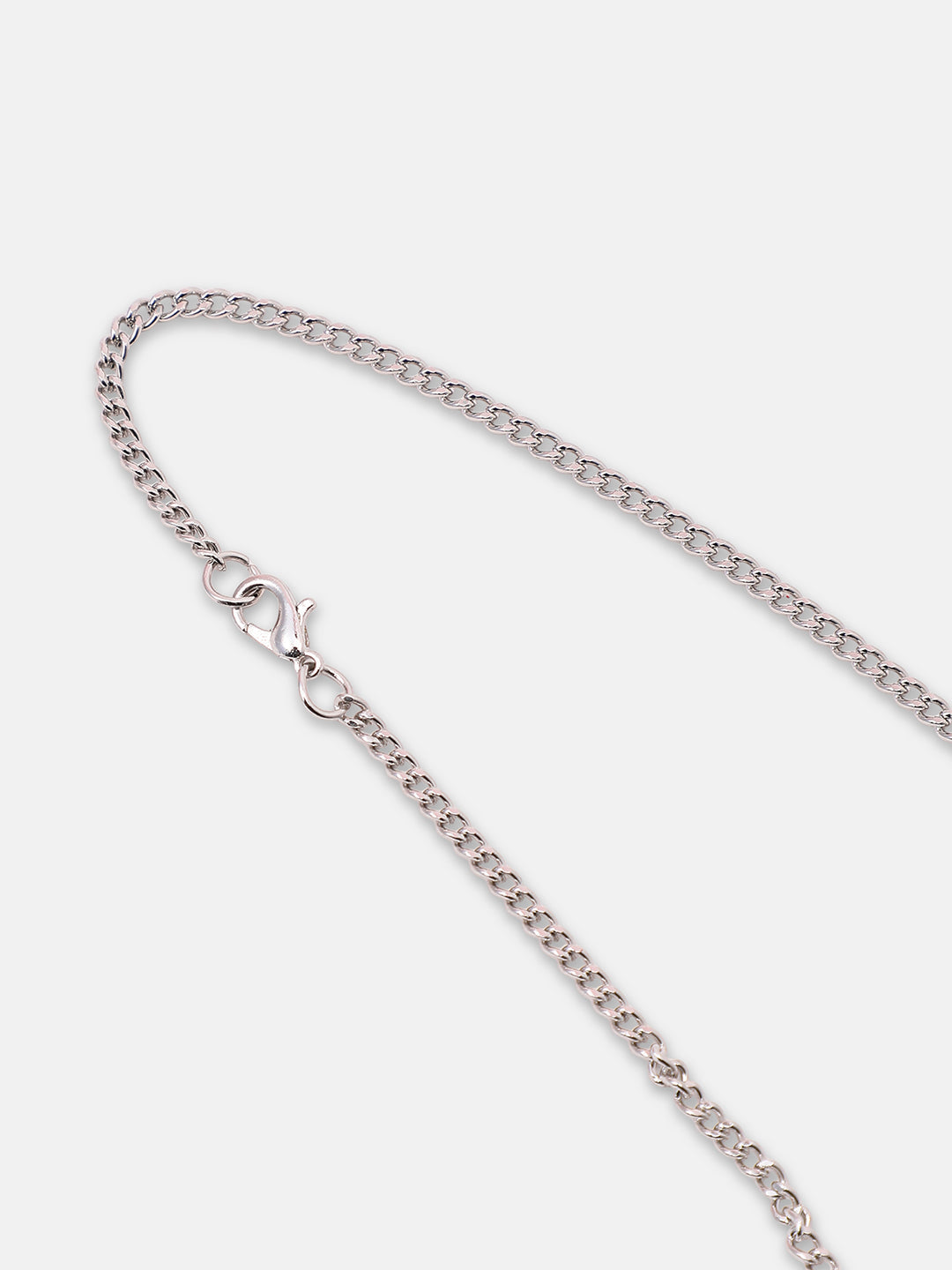 The Swirl Pendant Necklace - Metallic Silver