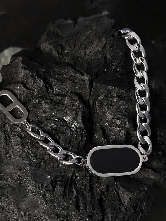 The Intera Chain Necklace - Metallic Silver