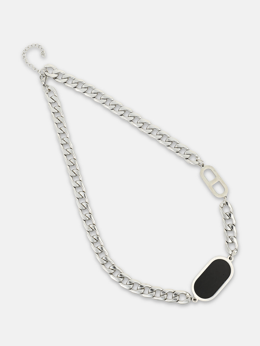 The Intera Chain Necklace - Metallic Silver