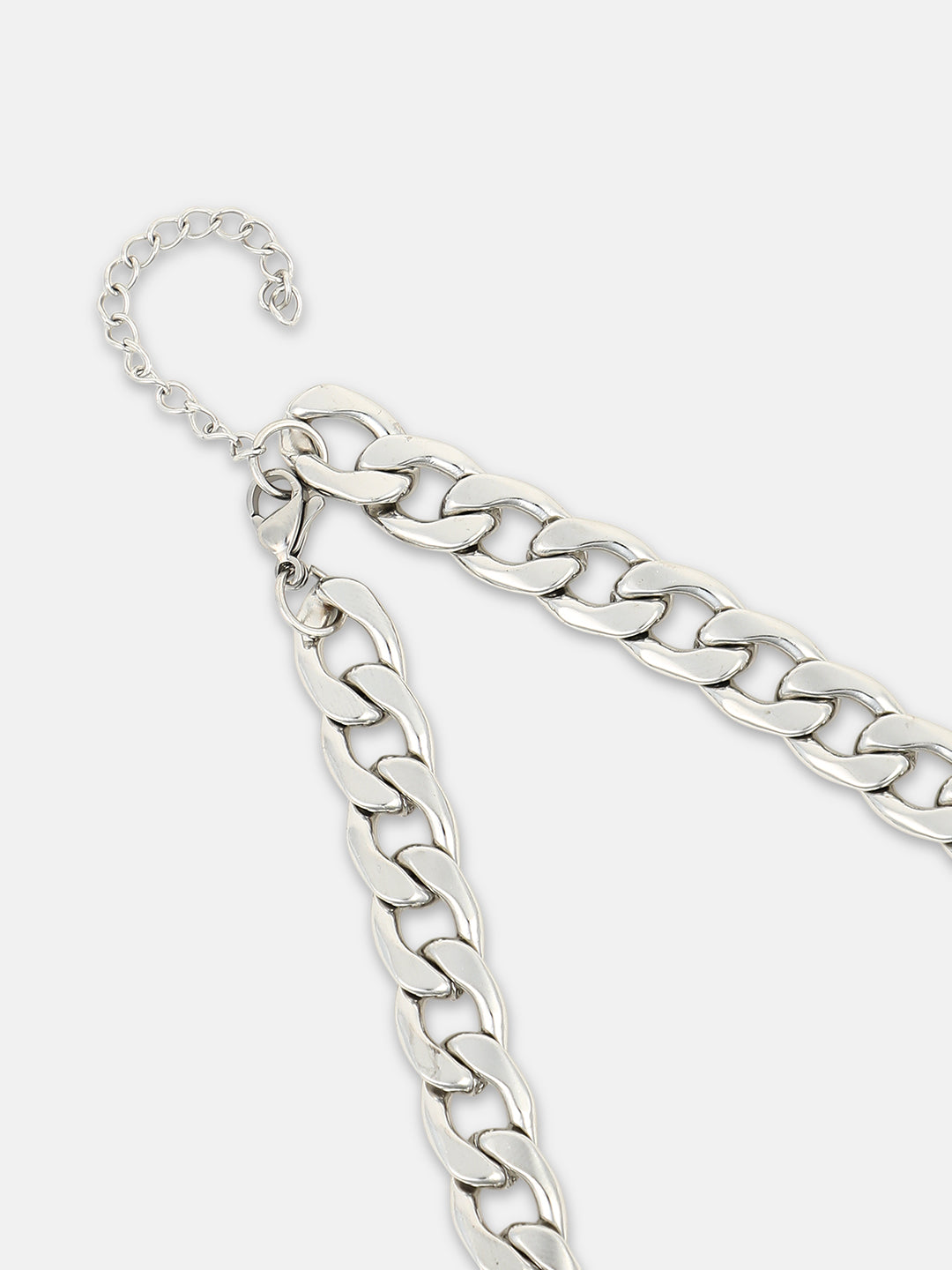 The Intera Chain Necklace - Metallic Silver