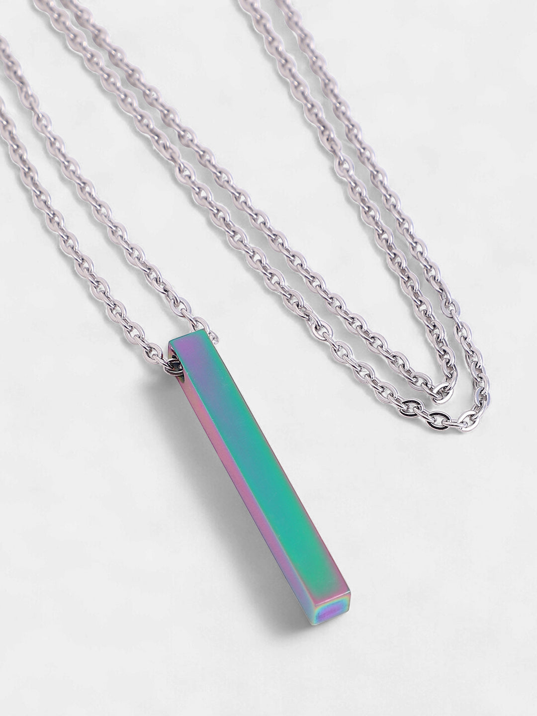 The Monolith Pendant Necklace - Sea Green