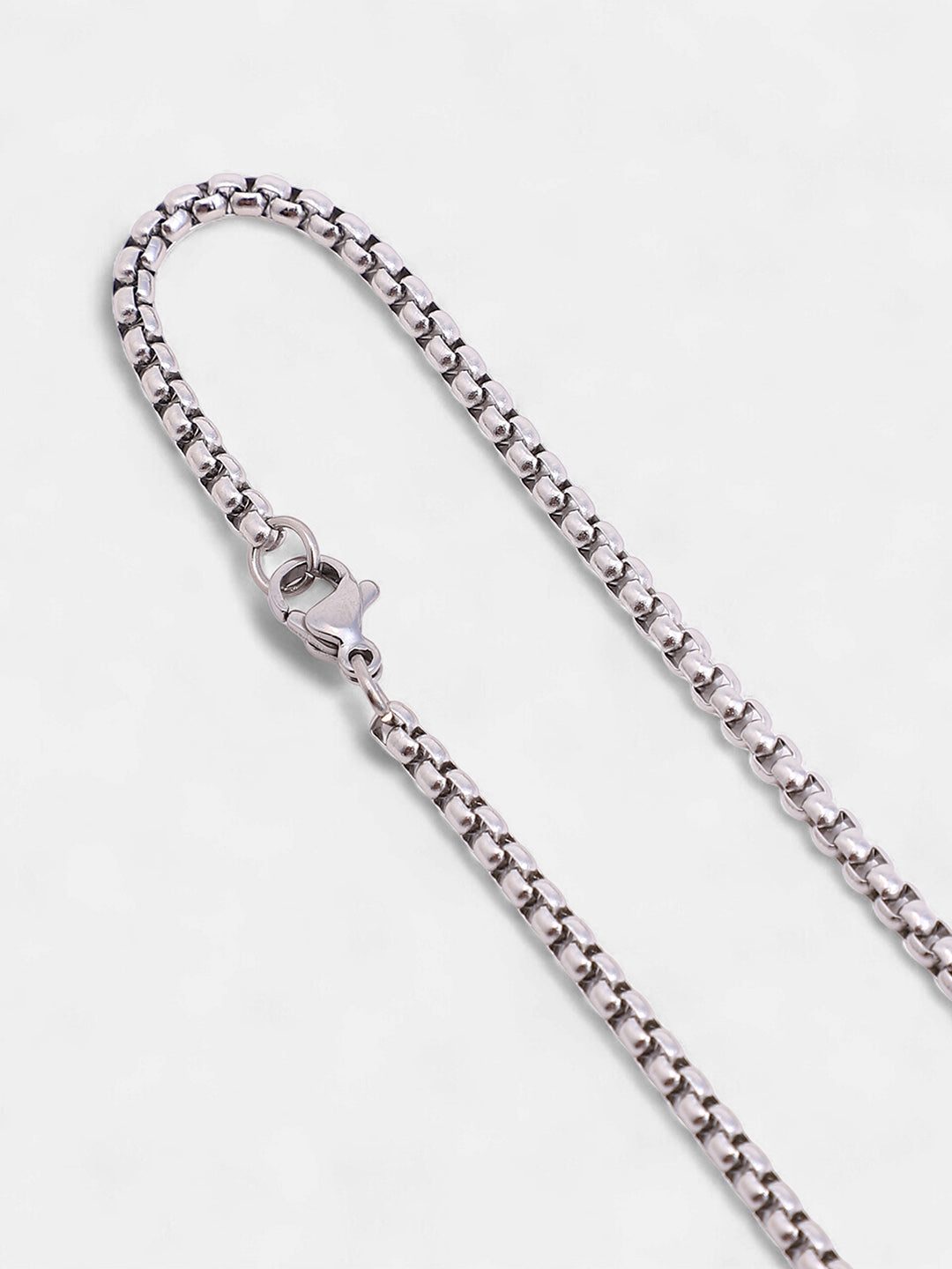 The Snake-Wrap Pendant Necklace - Metallic Silver