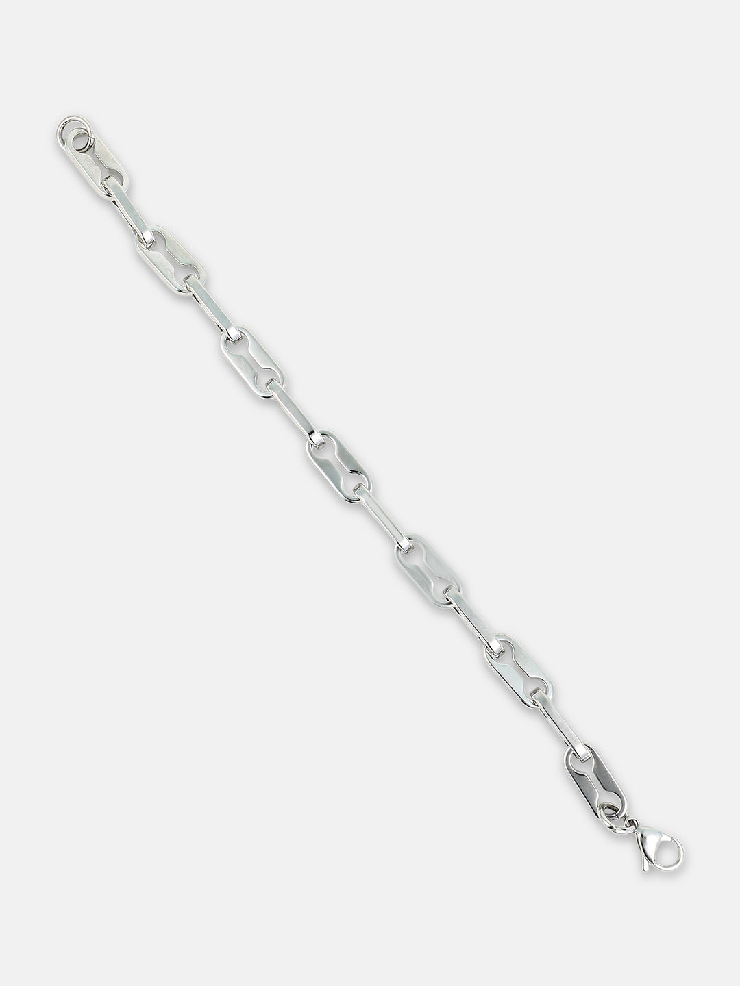 The Ribbed Round Watch With Link Bracelet Combo