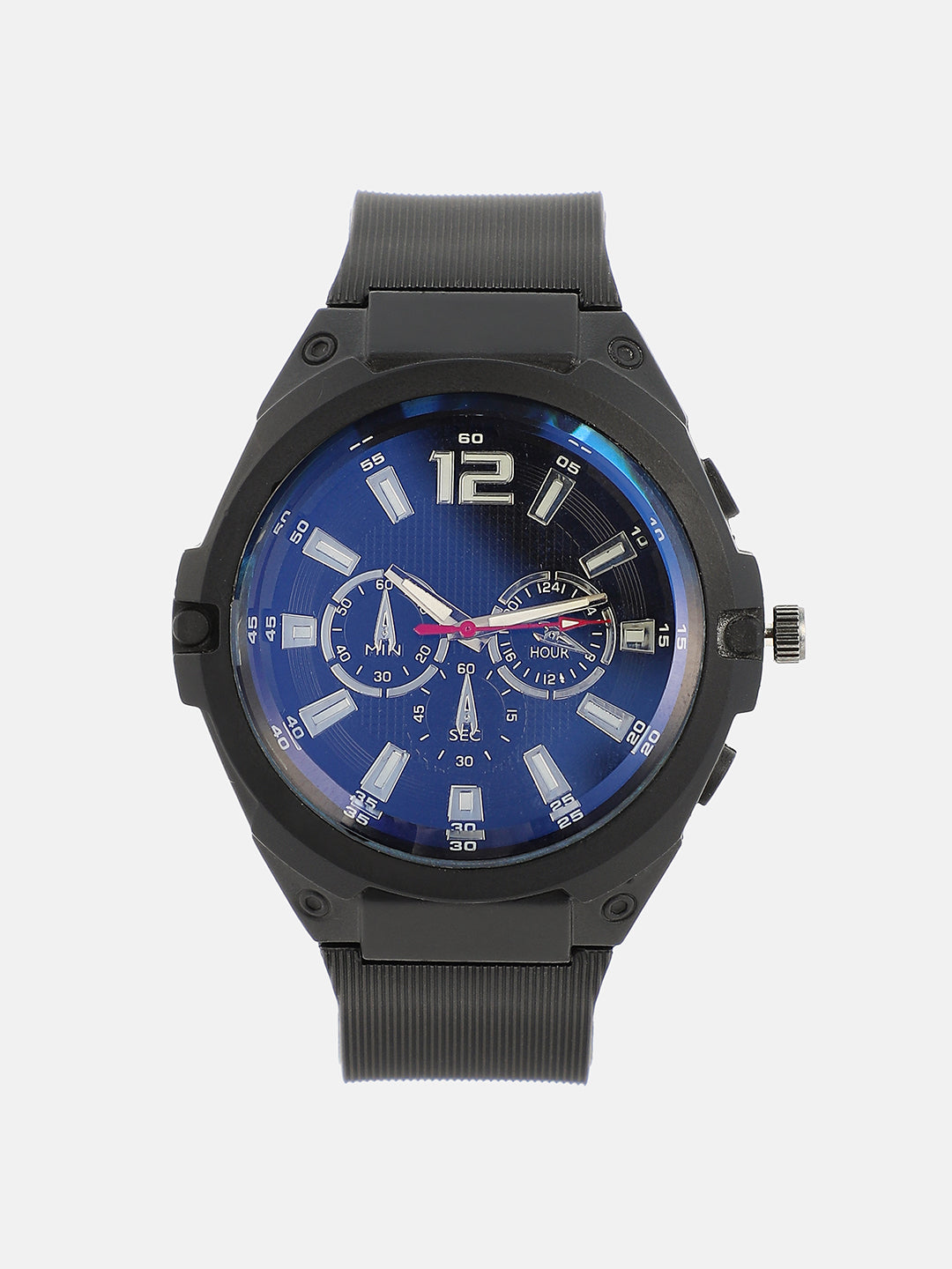 The Aetheris Round Watch With Link Bracelet Combo