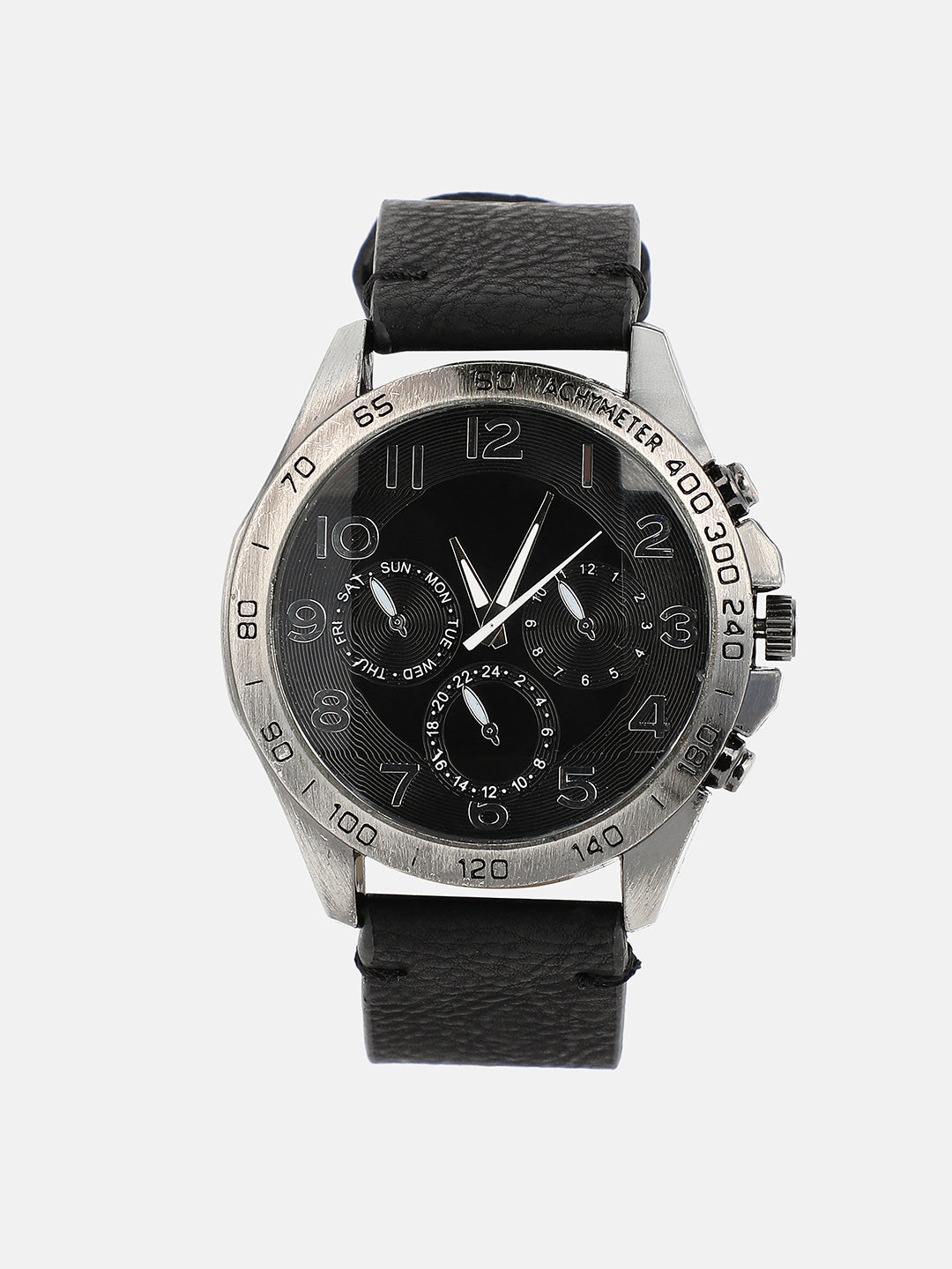 The Peregron Round Watch With Cuff Bracelet Combo