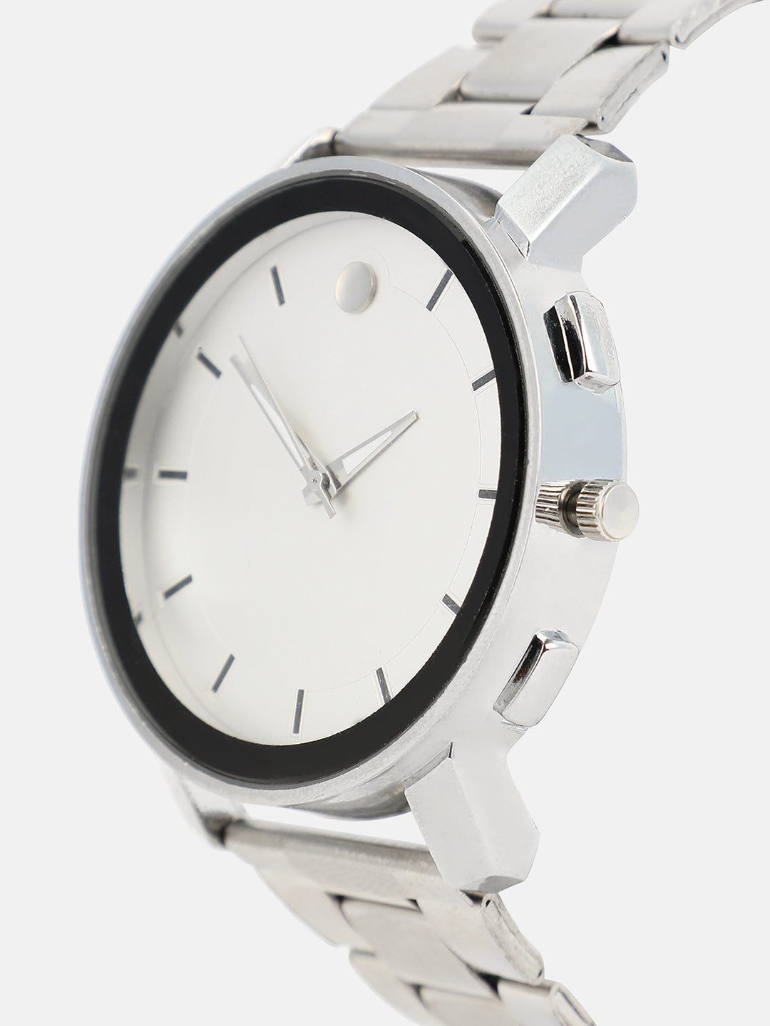 The Bijou Round Watch With Chain Bracelet Combo