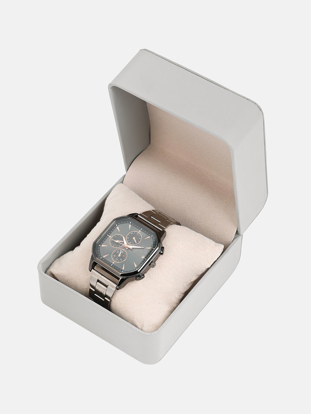 The Routine Four-Dial Square Watch - Space Grey