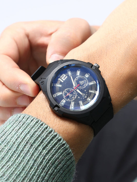 The Aetheris Round Watch - Onyx Black