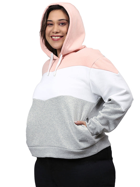 Colorblocked Casual Sweatshirt